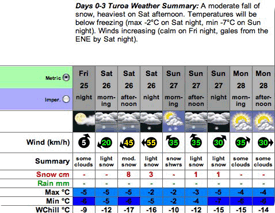Chandolin forecast