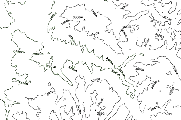 Beaver Creek neighbourhood contours
