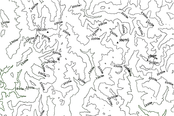 Val D'allos 1500 Le Seignus neighbourhood contours
