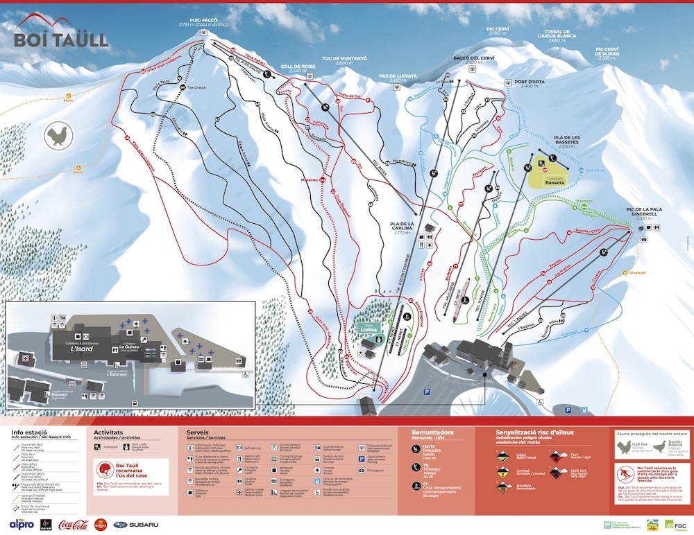 Boi Taull Piste / Trail Map