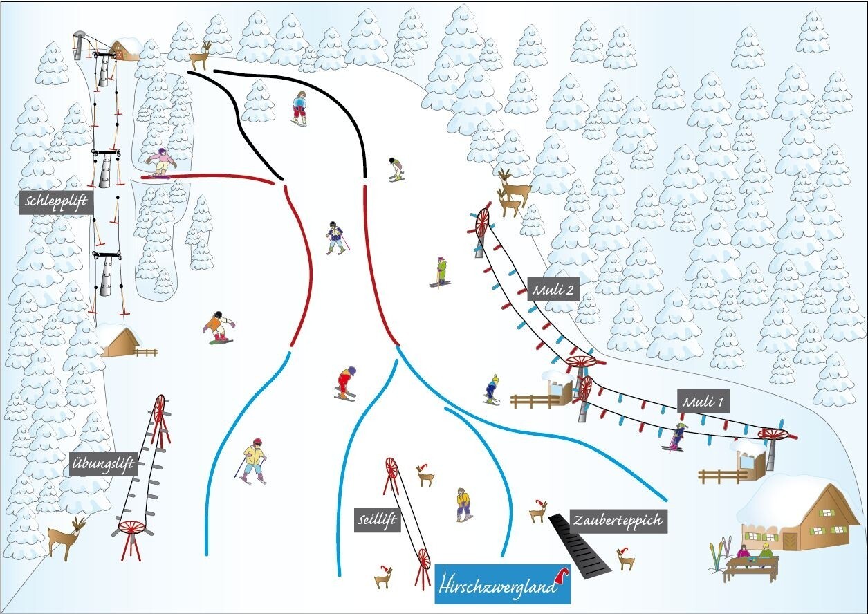 Kreuth/Hirschberg Piste / Trail Map