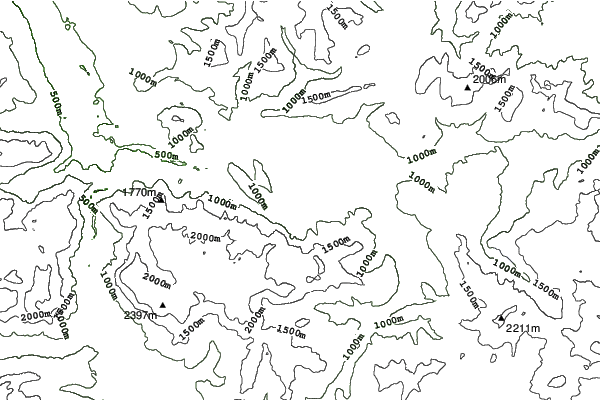 Abtenau neighbourhood contours