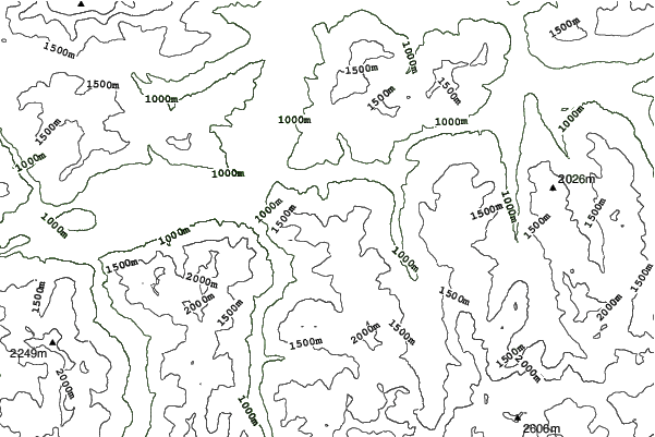 Lungötz neighbourhood contours