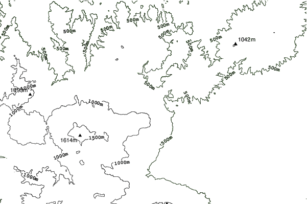 Appi Kogen neighbourhood contours