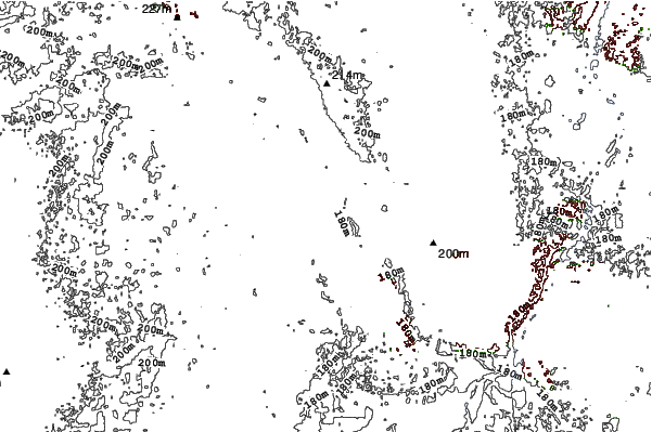 Apple Mountain neighbourhood contours
