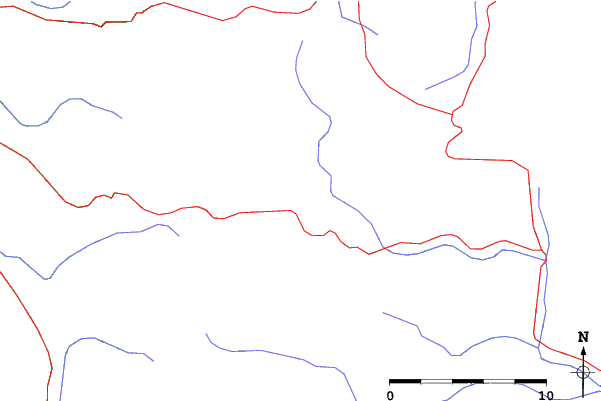 Roads and rivers close to Arieşeni