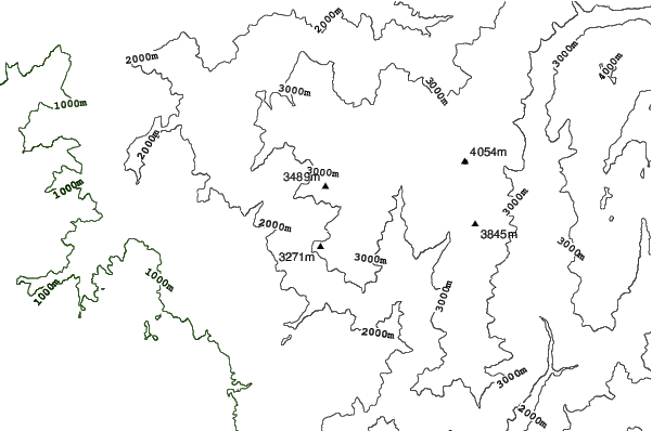 Ski Arpa neighbourhood contours