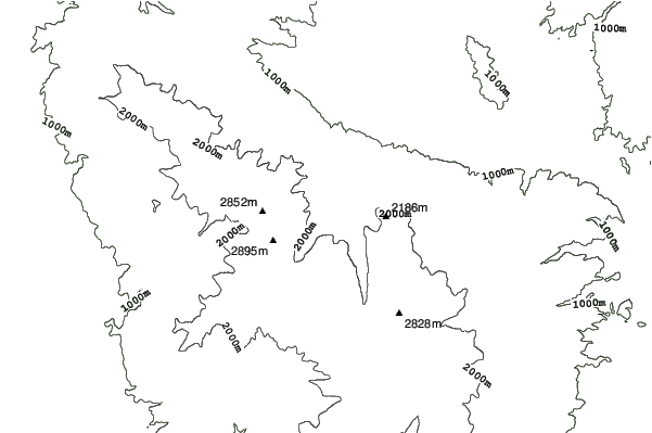 Bansko neighbourhood contours