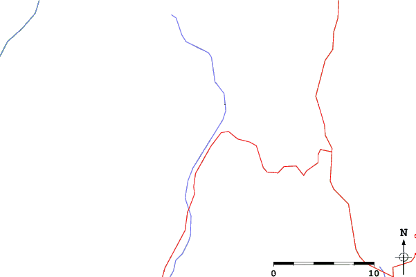 Roads and rivers close to Beaver Mountain