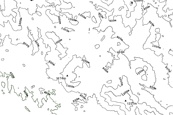 Bischofsreut neighbourhood contours