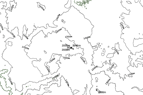 Bjelašnica neighbourhood contours