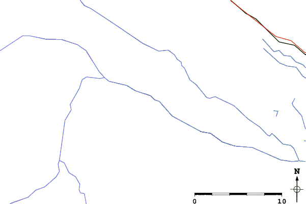 Roads and rivers close to CMH Bobbie-Burns