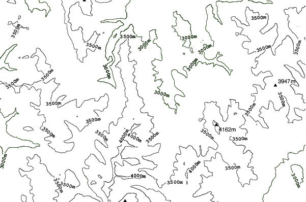 Breckenridge neighbourhood contours