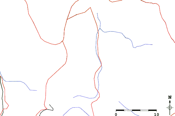 Roads and rivers close to Breckenridge