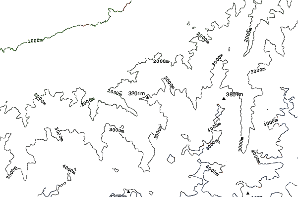 Shymbulak neighbourhood contours