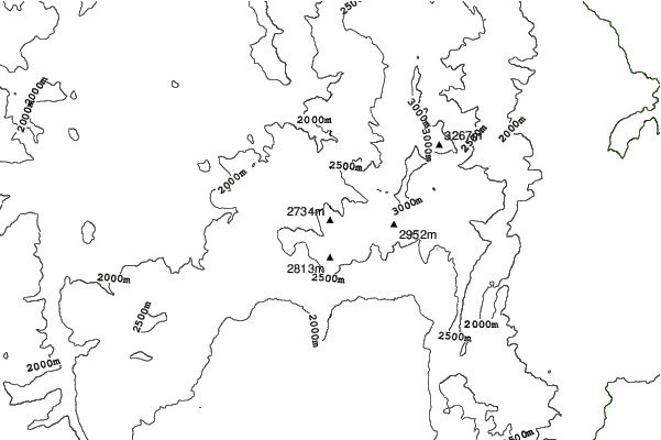 Diamond Peak neighbourhood contours