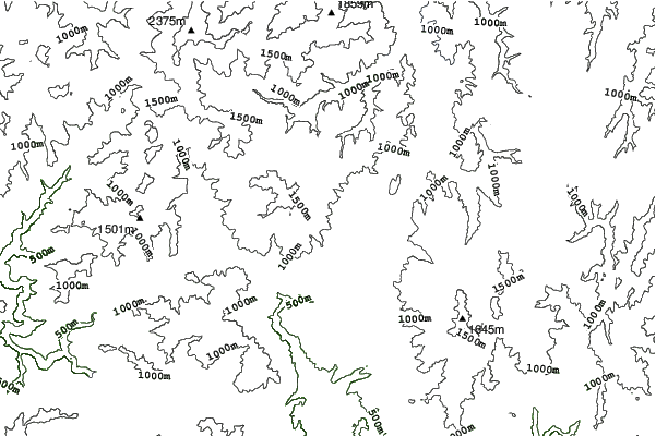 Dynaland neighbourhood contours