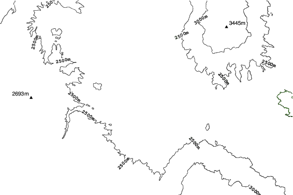 Eagle Point Resort neighbourhood contours