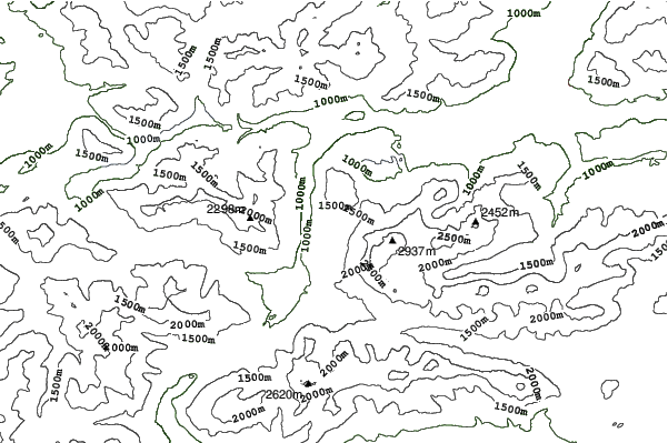 Ehrwald neighbourhood contours
