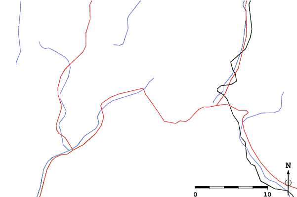 Roads and rivers close to Grandvalira-Soldeu