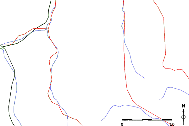 Roads and rivers close to Flachauwinkl-Kleinarl