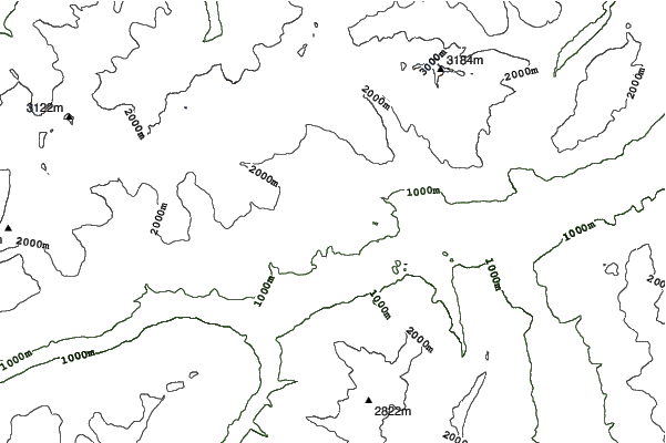 Flims Laax Falera neighbourhood contours