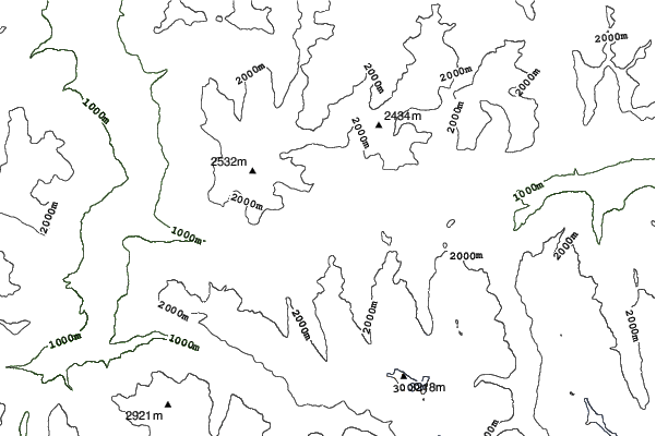 Gerlos neighbourhood contours