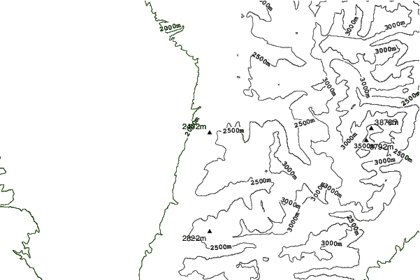 Grand Targhee neighbourhood contours