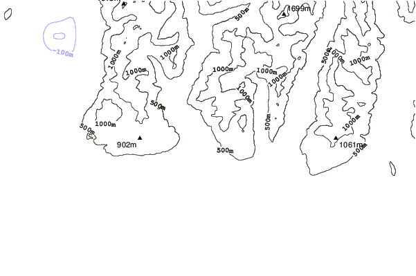 Grouse Mountain neighbourhood contours