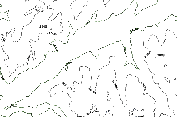 Haute Nendaz neighbourhood contours