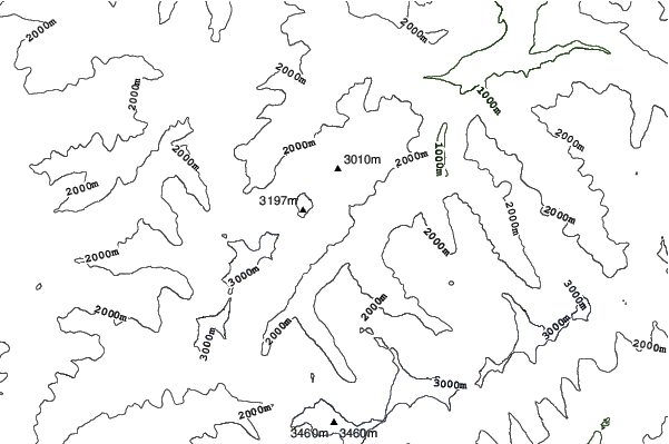 Hintertux neighbourhood contours