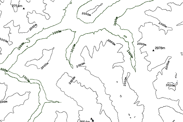 Hochzeiger neighbourhood contours