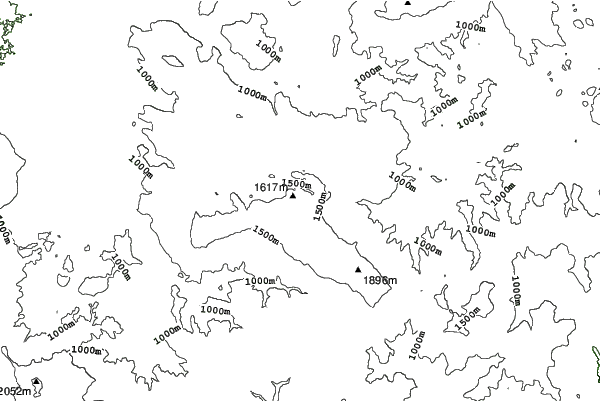 Jahorina neighbourhood contours