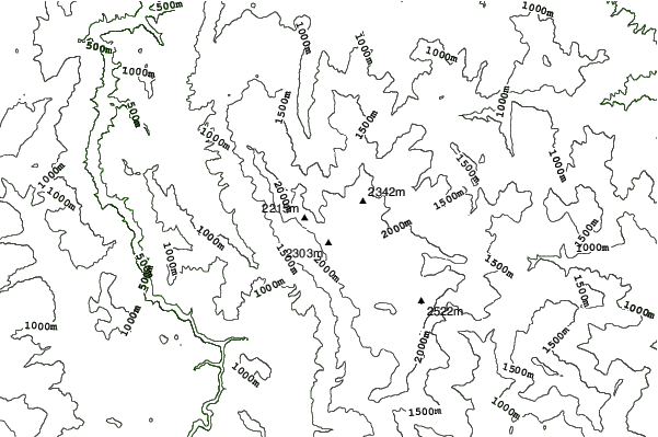Karadjica neighbourhood contours