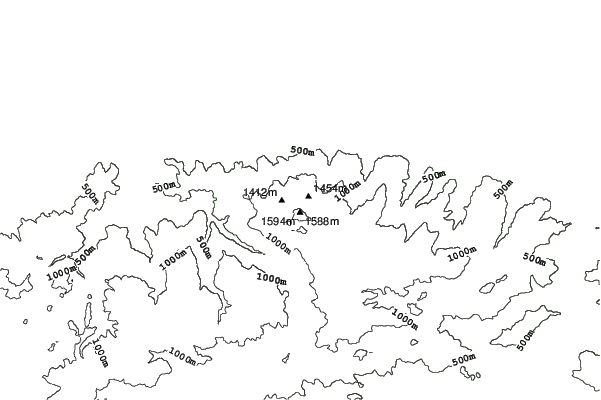 Kartepe neighbourhood contours