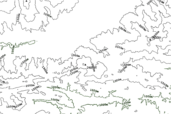 La Molina neighbourhood contours