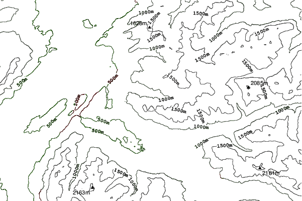 Laternser Tal neighbourhood contours
