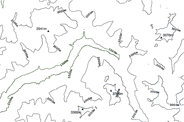 Les Arcs neighbourhood contours