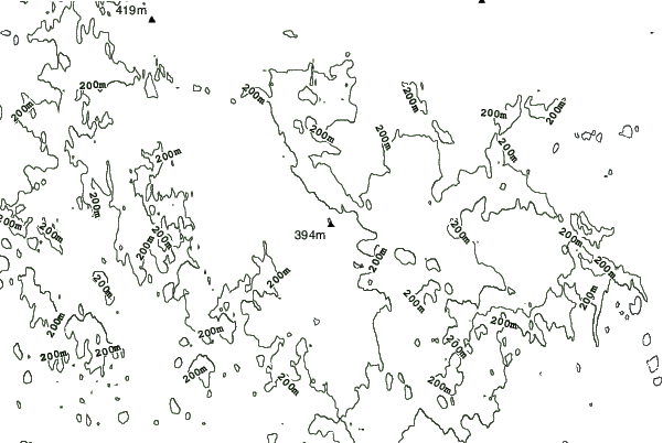 Luosto neighbourhood contours