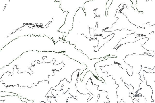 Meiringen-Hasliberg neighbourhood contours