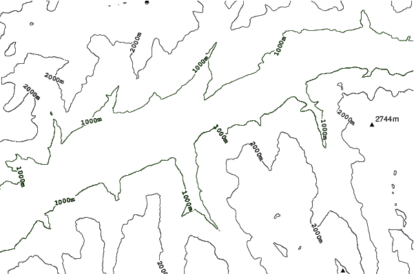 Nax - Mont-Noble neighbourhood contours