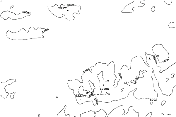 Nevis Range neighbourhood contours