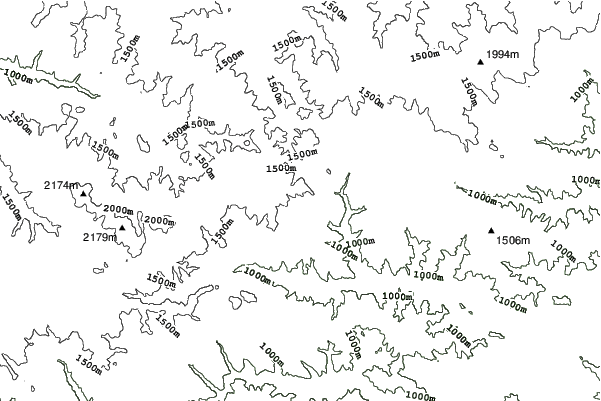 Pamporovo neighbourhood contours