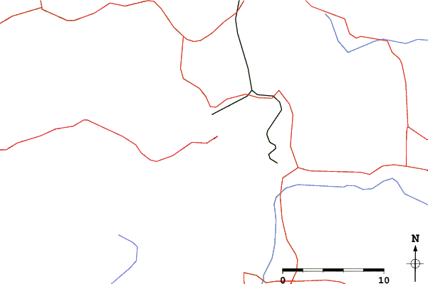 Roads and rivers close to Park City