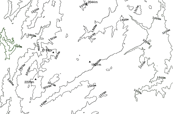 Perisher neighbourhood contours