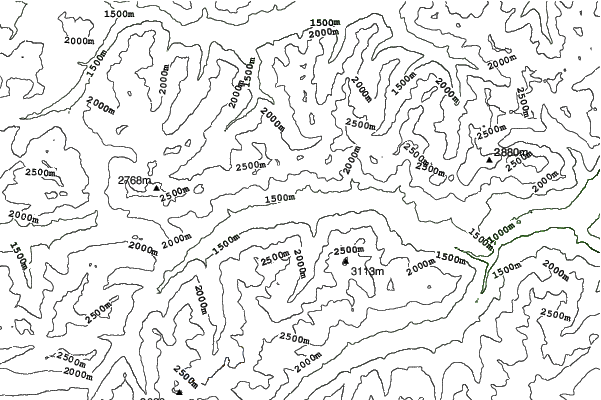 Pettneu neighbourhood contours
