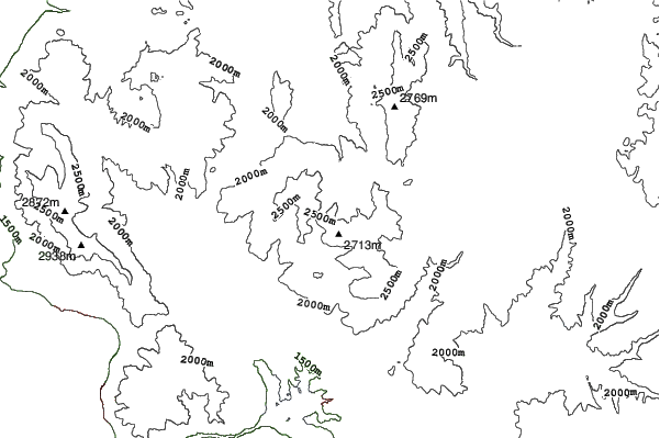 Powder Mountain neighbourhood contours