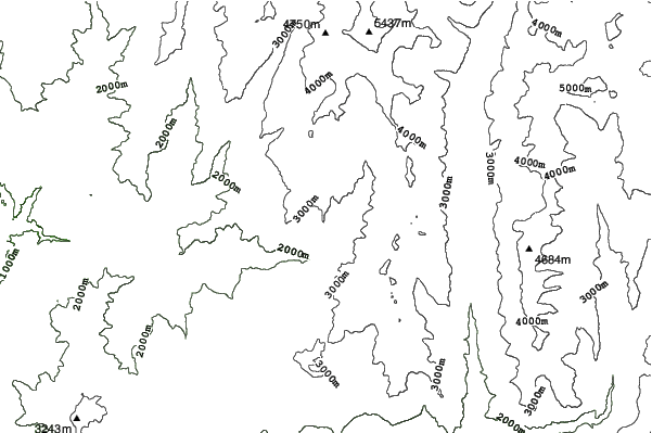 Powder South Heliski neighbourhood contours