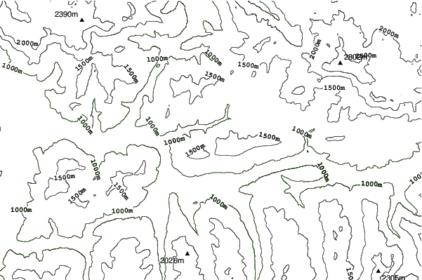 Radstadt/Altenmarkt neighbourhood contours