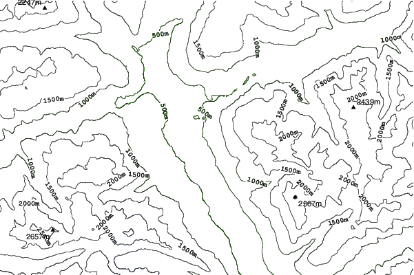 Revelstoke Mountain Resort neighbourhood contours